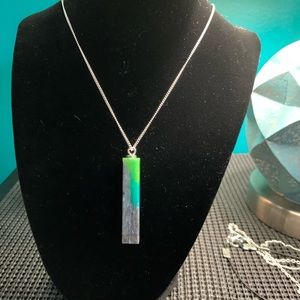Handcrafted resin necklace
